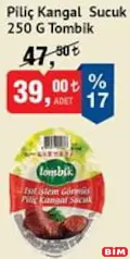 TOMBİK PİLİÇ KANGAL SUCUK 250 G
